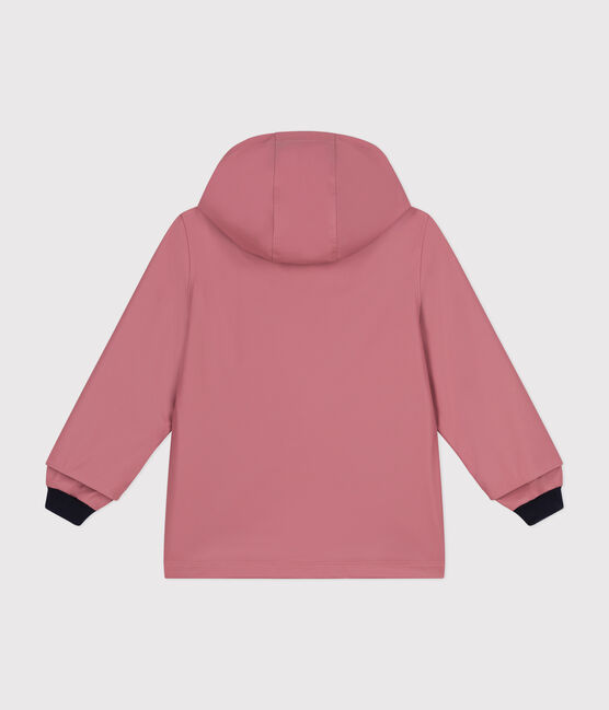 Klassische Kinder-Regenjacke für Mädchen und Jungen rosa ROSEWOOD