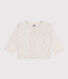 Baby-Cardigan aus gestepptem Doppeljersey