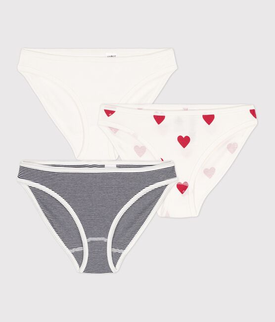 3er-Set Slips aus Baumwolle für Damen variante 1