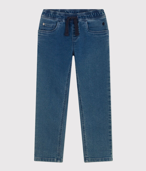 Kinderhose aus Denim in Regular-Fit-Passform für Jungen blau BLEU DELAVE