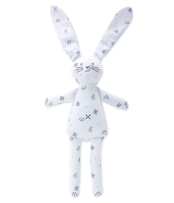 Doudou lapin blau FRAICHEUR/blau JASMIN/ MULTICO