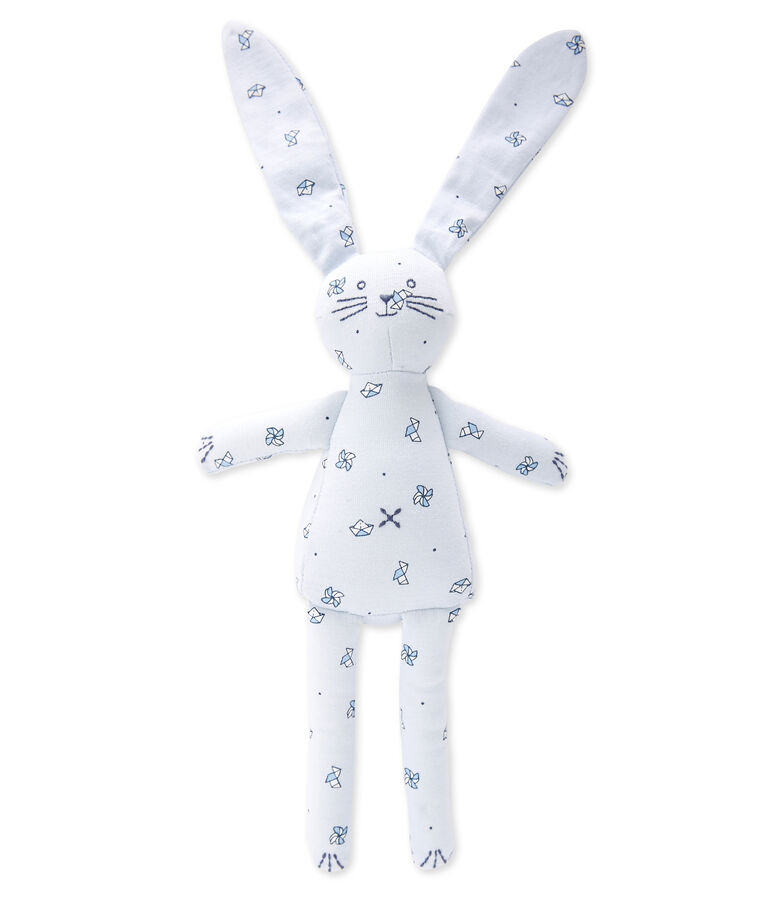 Doudou lapin blau/blau/vielfarbig