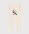 Strampler aus Nicki mit Seilbahnmotiv beige MONTELIMAR CHINE