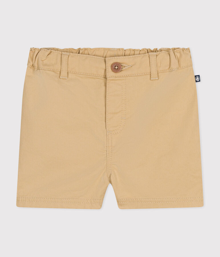 Baby-Shorts aus Serge beige FACILE