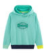 Kapuzen-Sweatshirt aus Rippstrick für Kinder