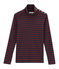 einfarbiger damen-unterziehpullover blau SMOKING/rot OGRE
