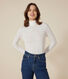 Damen-Rollkragenshirt "L'Iconique" aus Baumwolle