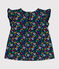 Ärmellose Baby-Bluse aus Jersey blau MEDIEVAL/weiss MULTICO