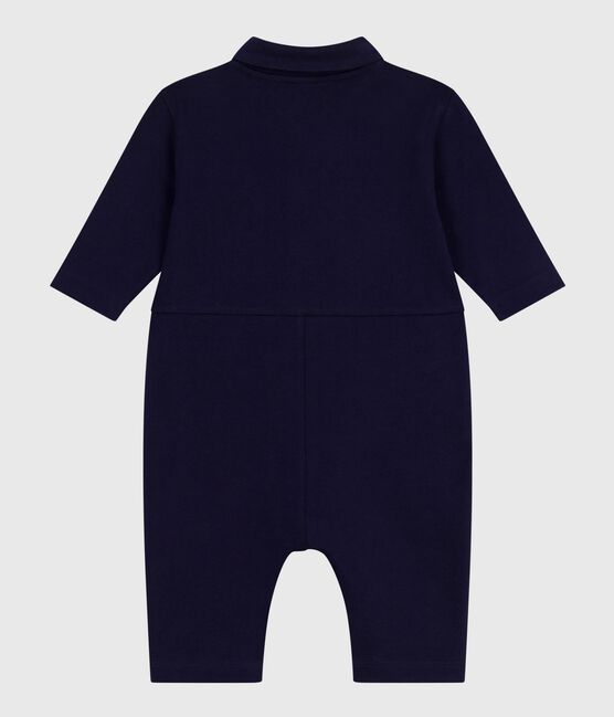 Langer Baby-Overall aus einfarbiger Baumwolle im Tankwart-Stil SOIR