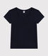 T-Shirt Le Droit aus Leinen mit Rundhalsausschnitt, Damen