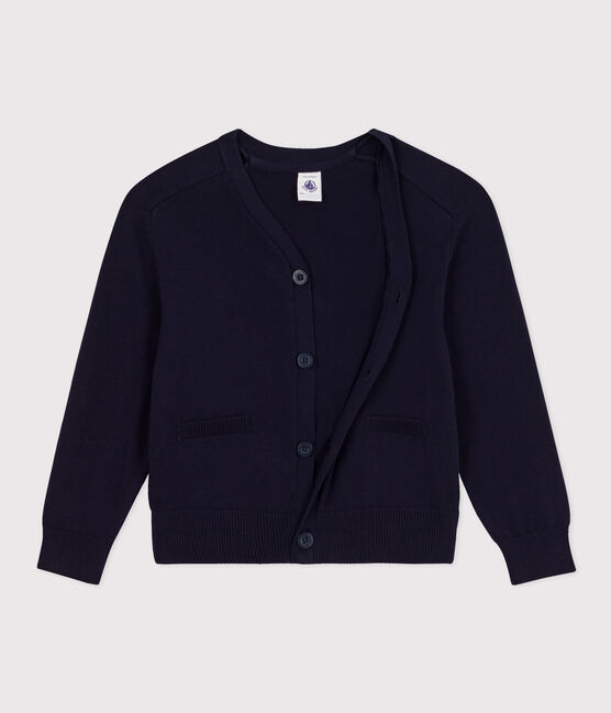 Kinder-Cardigan aus Baumwolle für Jungen blau SMOKING