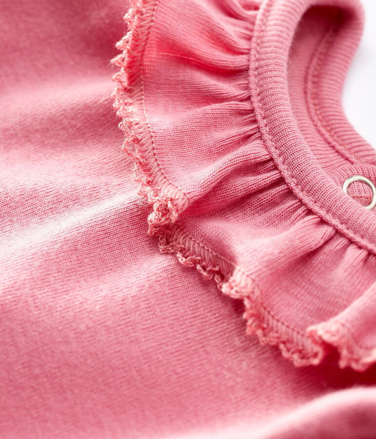 Lang&auml;rmliger Baby-Body f&uuml;r M&auml;dchen rosa