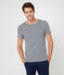 Kurzärmeliges t-shirt rundhalsausschnitt herren blau SMOKING/weiss MARSHMALLOW