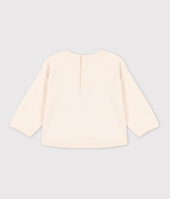 Baby-Sweatshirt aus Baumwolle naturfarben AVALANCHE
