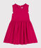 Ärmelloses Kinder-Kleid aus Leinen für Mädchen rosa DELHI
