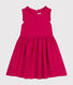 Ärmelloses Kinder-Kleid aus Leinen für Mädchen