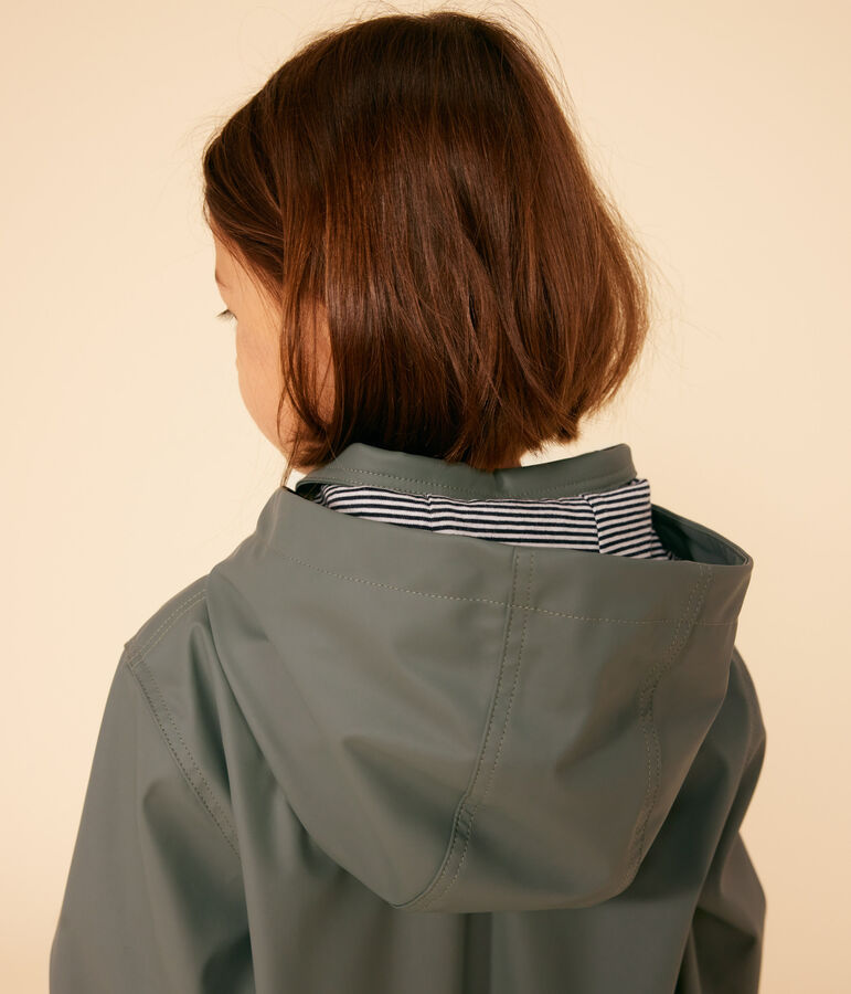 Kinder-Regenjacke f&uuml;r M&auml;dchen gr&uuml;n THUYA