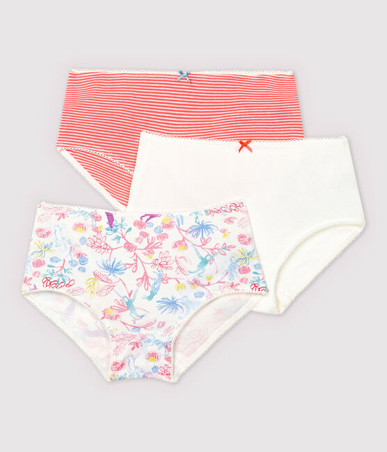 3er-Set Unterhosen mit Dschungel-Motiv für Mädchen variante 1