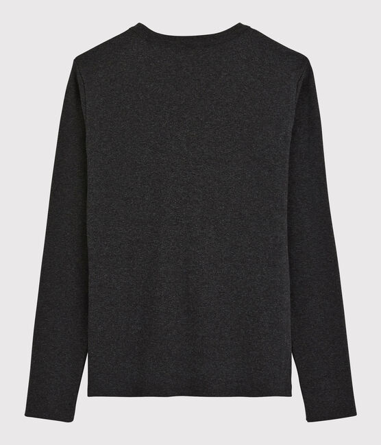 Damen-T-Shirt mit Rundhalsausschnitt grau CITY CHINE