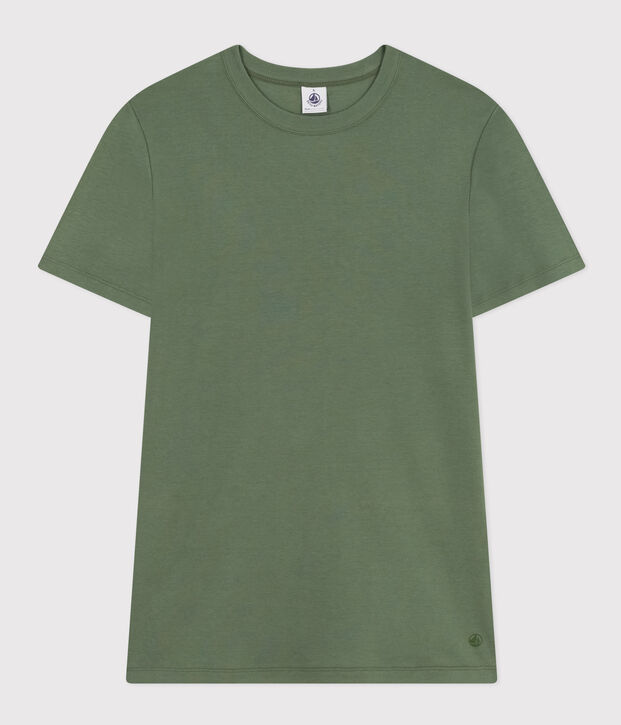 T-Shirt L&rsquo;ICONIQUE aus Baumwolle mit rundem Ausschnitt f&uuml;r Damen gr&uuml;n