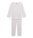 Pyjama fille imprimé petites fleurs