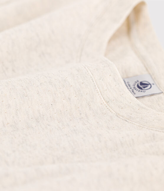 Damen-T-Shirt LE BOXY aus Baumwolle beige MONTELIMAR CHINE
