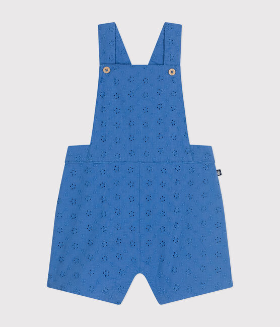 Kurze Baby-Latzhose aus englischer Spitze blau GAULOISE