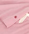 Damen-Pyjamashorts aus gestreifter Baumwolle rosa ROSEWOOD/ MARSHMALLOW