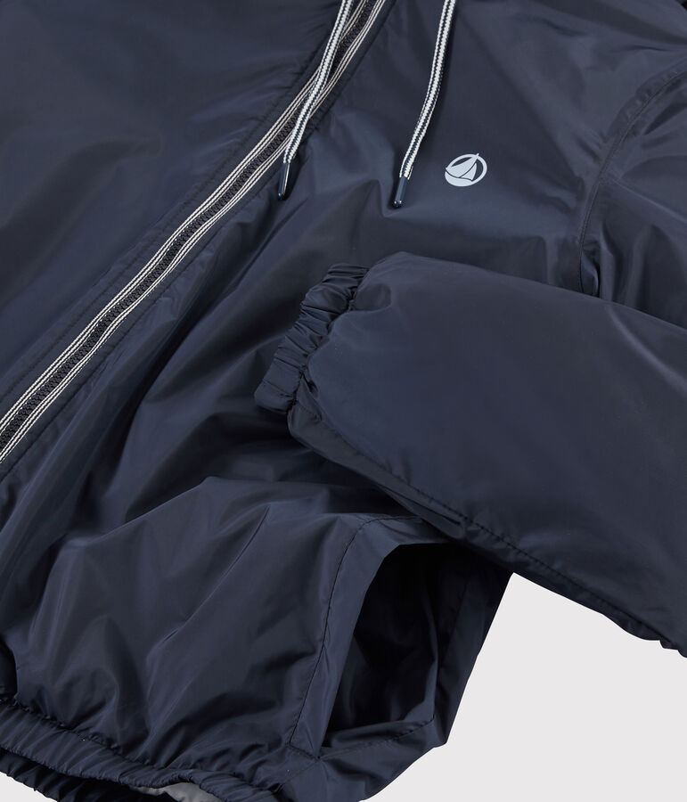 Warme Windjacke blau