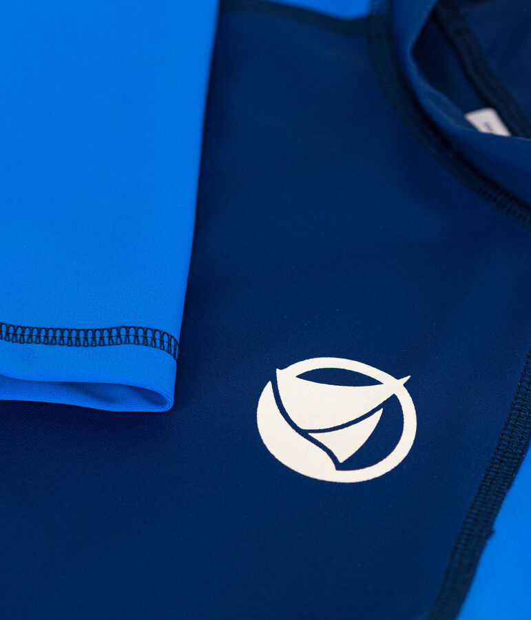 T-Shirt mit UV-Schutz Kinder blau