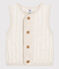 Kinder-Weste aus Doppeljersey beige MONTELIMAR CHINE