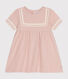 Kurzärmeliges Baby-Kleid im Matrosenstil aus Bio-Baumwolle