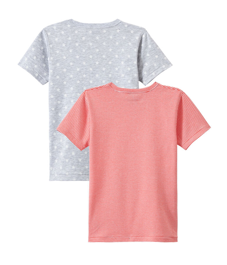 Jungen-Kurzarmshirts im 2er-Set weiss