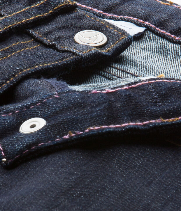 M&auml;dchen-Hose aus Raw Denim blau
