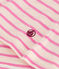 Gestreiftes T-Shirt aus geflammtem Jersey Kinder/Mädchen AVALANCHE/ SHOCKING