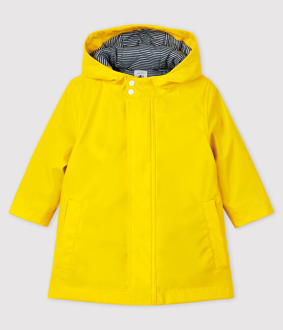 Wasserdichte Baby-Daunenjacke für Mädchen/Jungen gelb JAUNE