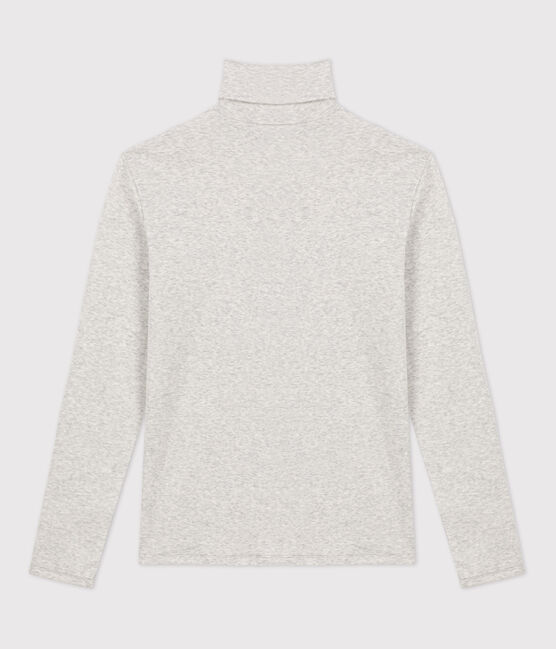 Rollkragenshirt aus BIO-Baumwolle für Damen grau BELUGA CHINE