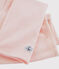 Leggins mit Ringelmuster aus Wolle und Baumwolle für Mädchen rosa CHARME/weiss MARSHMALLOW