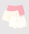 3er-Set Shortys aus Baumwolle mit Herz-Motiv für Mädchen variante 1