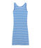 Damen-strandshirt blau PERSE/weiss MARSHMALLOW
