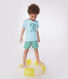 Kurzärmeliges Kinder-T-Shirt aus bedruckter Baumwolle