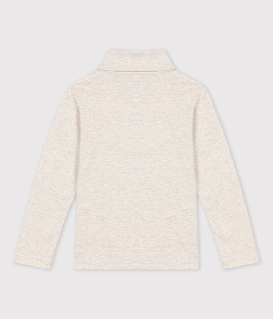 Kinder-Unterziehpullover aus Baumwolle für Mädchen / Jungen beige MONTELIMAR CHINE