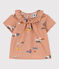 Kurzärmelige Baby-Bluse aus bedrucktem Popeline. VINTAGE/ MULTICO