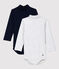 Baby-Bodys mit Rollkragen im 2er-Set variante 1