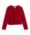 Strick-Cardigan für Mädchen rot TERKUIT