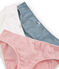 3er-Set Unterhosen für Mädchen variante 1