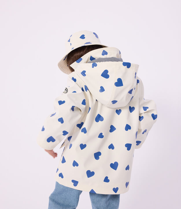 Ikonische Kinder-Regenjacke blau/blau