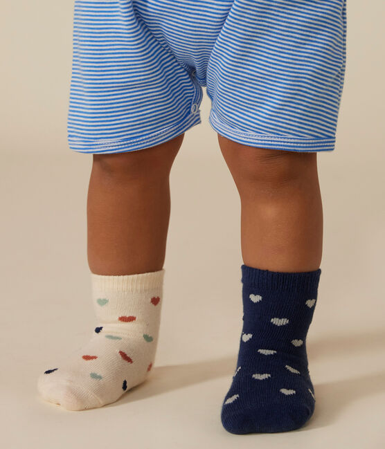 5 Paar Baby-Socken aus Baumwolle mit Herzmotiv variante 1