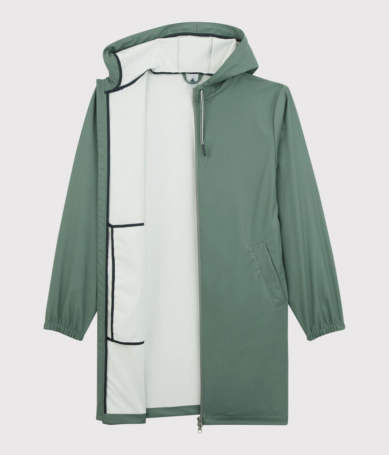 Leichte Regenjacke aus recyceltem Material gr&uuml;n