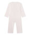 Mädchen-Overall aus Fleece rosa VIENNE/grau MISTIGRI